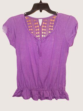 Ladies Purple Top Size XL